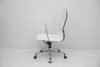 Vitra Eames Alu Chair EA119 Kunstleder weiss