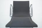 Vitra Eames Aluminium Chair Lounge EA124 & EA125 Hopsak grau