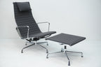 Vitra Eames Aluminium Chair Lounge EA124 & EA125 Hopsak grau