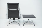 Vitra Eames Aluminium Chair Lounge EA124 & EA125 Hopsak grau