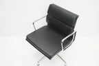 Vitra Eames Soft Pad EA208 Leder nero
