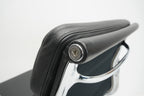 Vitra Eames Soft Pad EA208 Leder nero