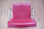 Vitra Eames Soft Pad Chair EA217 Leder rot