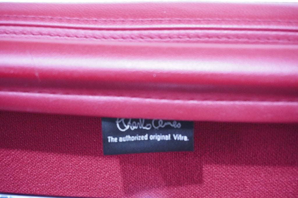 Vitra Eames Soft Pad Chair EA217 Leder rot