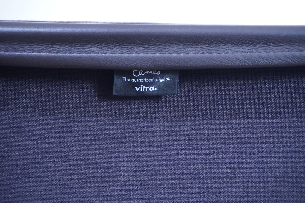 Vitra Soft Pad EA219 Leder chocolate Kontrastnaht