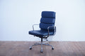 Vitra Eames Soft Pad EA219 Leder dunkelblau