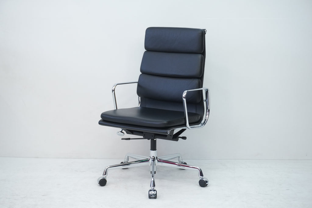 Vitra Eames Soft Pad EA219 Leder nero