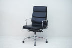 Vitra Eames Soft Pad EA219 Leder nero