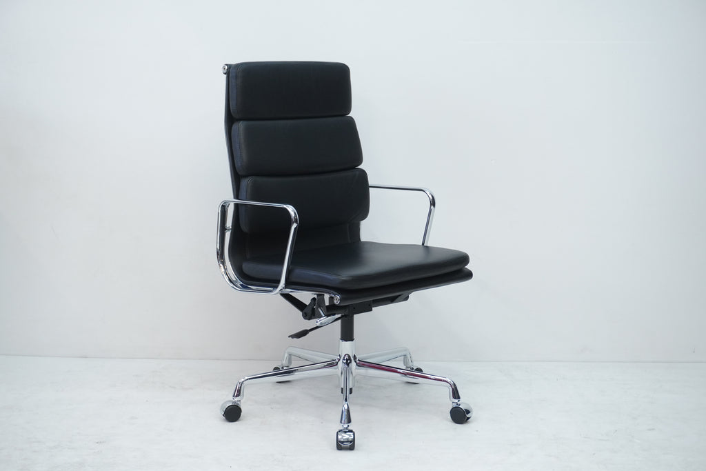 Vitra Eames Soft Pad EA219 Leder nero