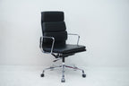 Vitra Eames Soft Pad EA219 Leder nero