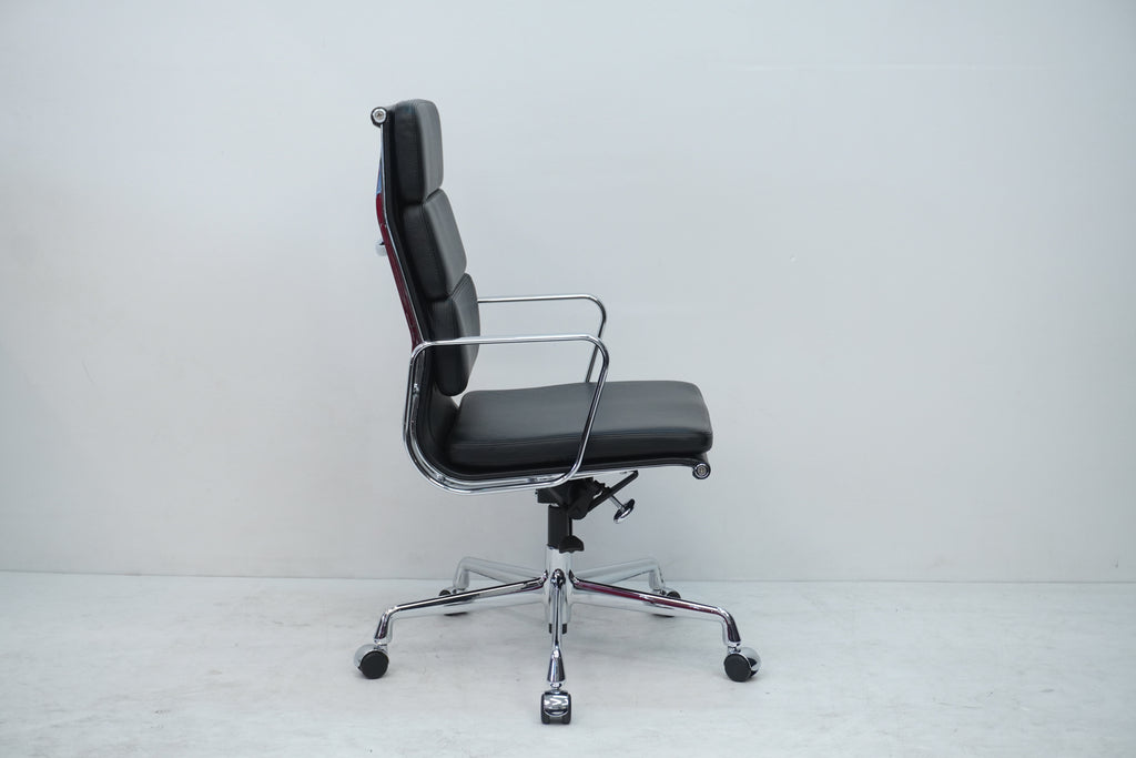 Vitra Eames Soft Pad EA219 Leder nero