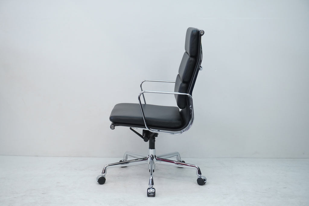 Vitra Eames Soft Pad EA219 Leder nero