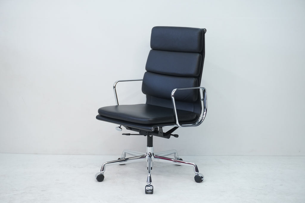 Vitra Eames Soft Pad EA219 Leder nero