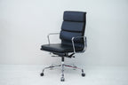 Vitra Eames Soft Pad EA219 Leder nero