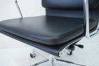 Vitra Eames Soft Pad EA219 Leder nero