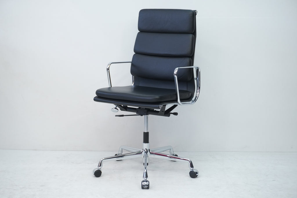 Vitra Eames Soft Pad EA219 Leder nero