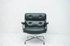 Vitra Eames Lobby Chair ES105 Time Life Chair Leder jade