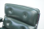 Vitra Eames Lobby Chair ES105 Time Life Chair Leder jade
