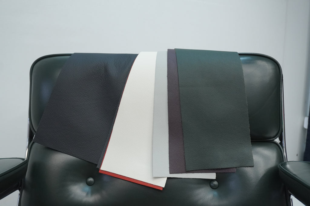 Vitra Eames Lobby Chair ES105 Time Life Chair Leder jade