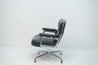 Vitra Eames Lobby Chair ES105 Time Life Chair Leder jade