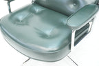 Vitra Eames Lobby Chair ES105 Time Life Chair Leder jade