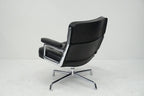 Vitra Eames Lobby Chair ES105 Time Life Chair Leder nero