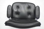 Vitra Eames Lobby Chair ES105 Time Life Chair Leder nero