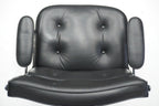 Vitra Eames Lobby Chair ES105 Time Life Chair Leder nero