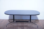 Vitra Eames Segmented Table Linoleum schwarz 185x105 cm