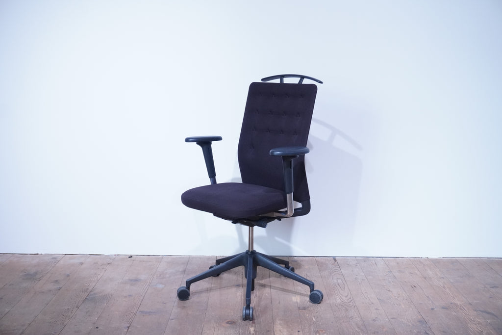 Vitra ID Trim Bürostuhl Stoff braun