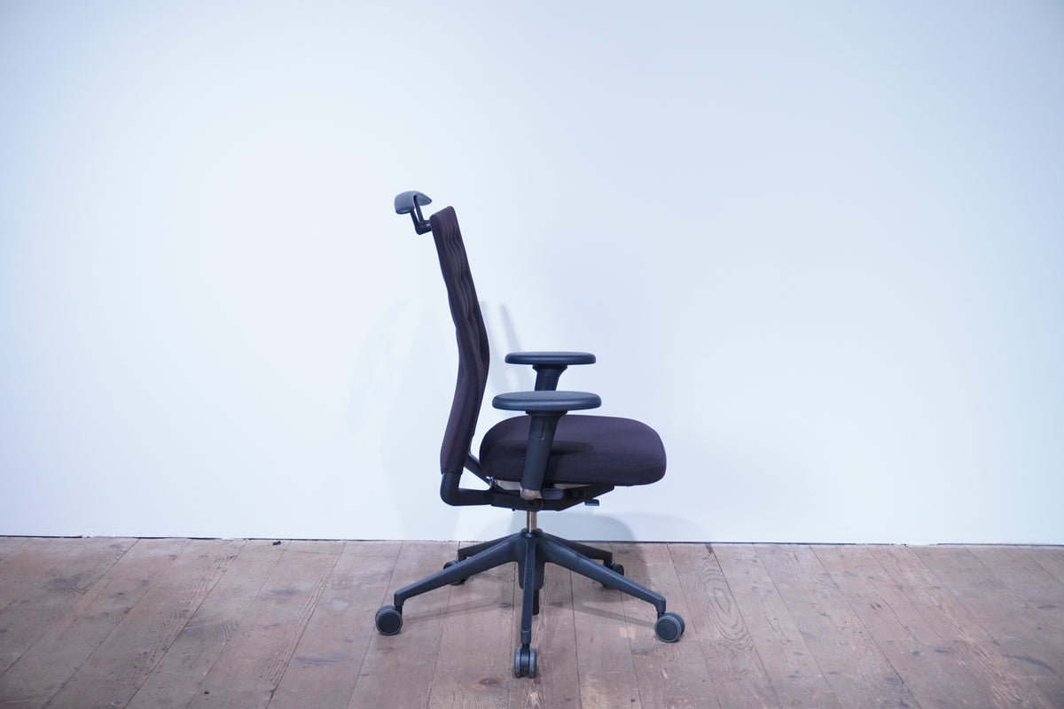 Vitra ID Trim Bürostuhl Stoff braun
