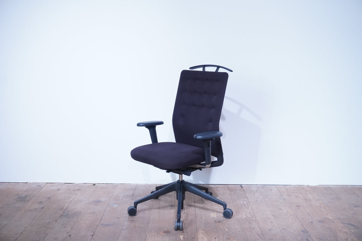 Vitra ID Trim Bürostuhl Stoff braun