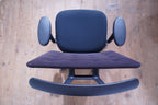 Vitra ID Trim Bürostuhl Stoff schwarz-braun