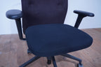 Vitra ID Trim Bürostuhl Stoff schwarz-braun