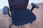 Vitra ID Trim Bürostuhl Stoff schwarz-braun