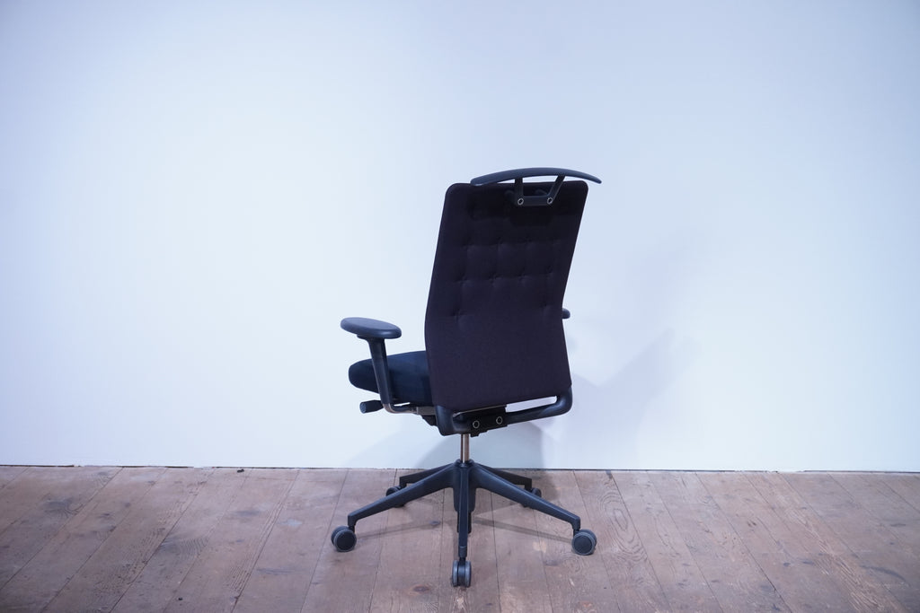 Vitra ID Trim Bürostuhl Stoff schwarz-braun