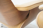 Vitra Eames Lounge Chair neue Masse Leder Cognac Nussbaum