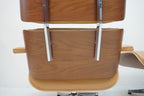 Vitra Eames Lounge Chair neue Masse Leder Cognac Nussbaum
