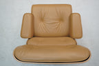 Vitra Eames Lounge Chair neue Masse Leder Cognac Nussbaum