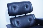 Vitra Eames Lounge Chair neue Masse Leder nero