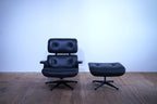 Vitra Eames Lounge Chair neue Masse Leder nero