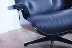 Vitra Eames Lounge Chair neue Masse Leder nero