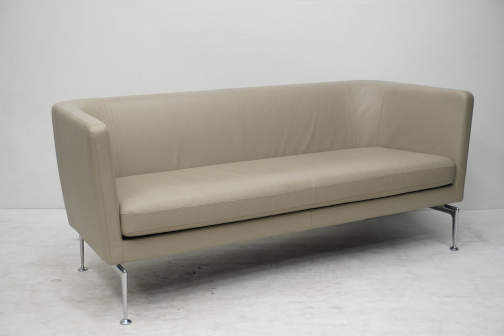 Vitra Suita Armchair Sofa Set Leder sand