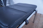 Zanotta Genni Lounge Chair Leder dunkelgrau