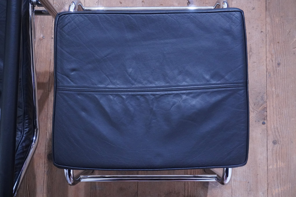 Zanotta Genni Lounge Chair Leder schwarz