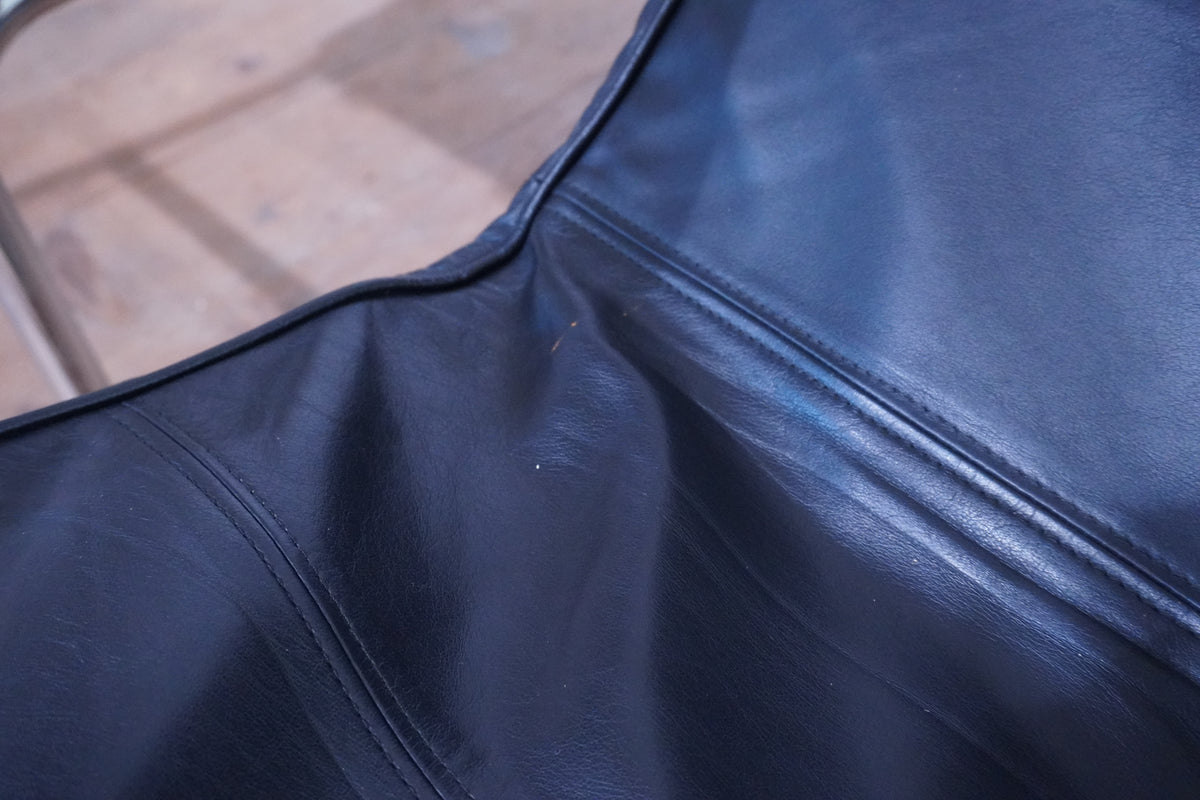 Zanotta Genni Lounge Chair Leder schwarz