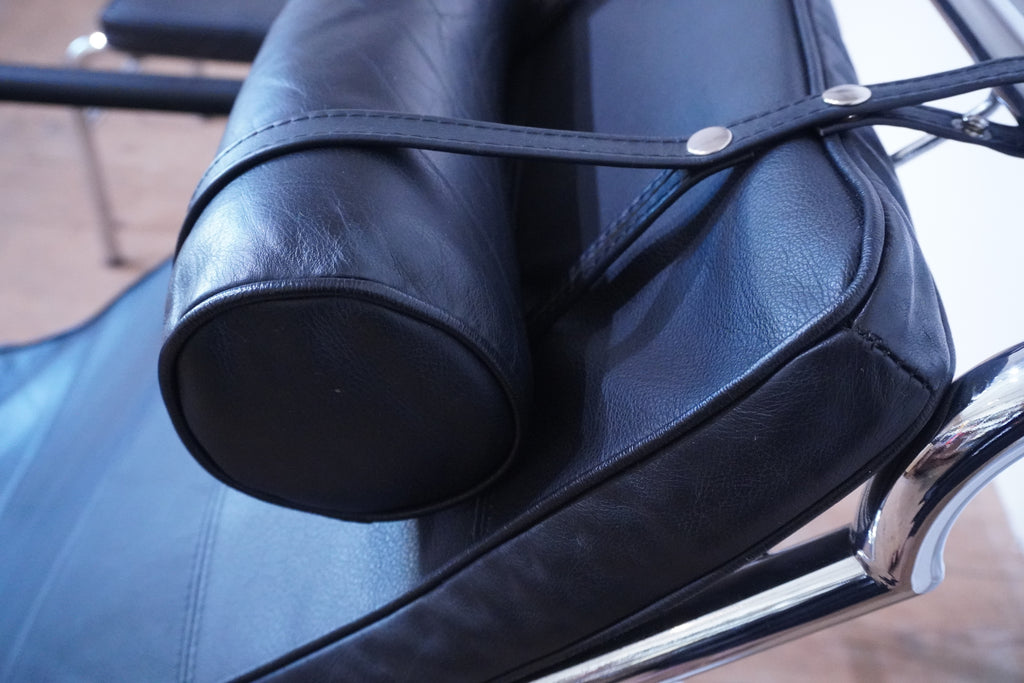Zanotta Genni Lounge Chair Leder schwarz
