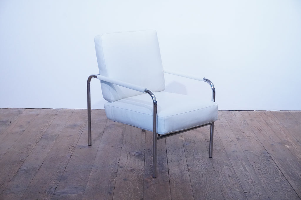 Zanotta Susanna Sessel Leder weiss